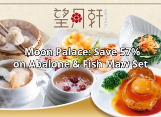 Moon Palace：在鮑魚和魚肚套裝上節省57%