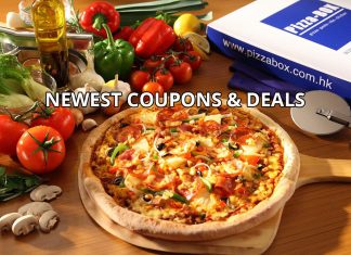 Pizza Box Newest Coupons & Deals for HK, 2019