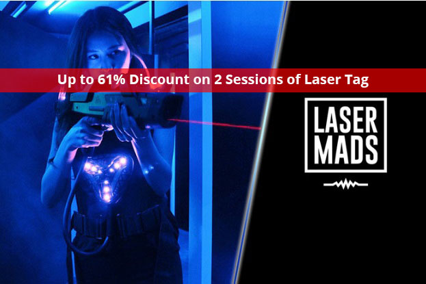 Lasermads：2次Laser Tag可獲得高達61%的折扣