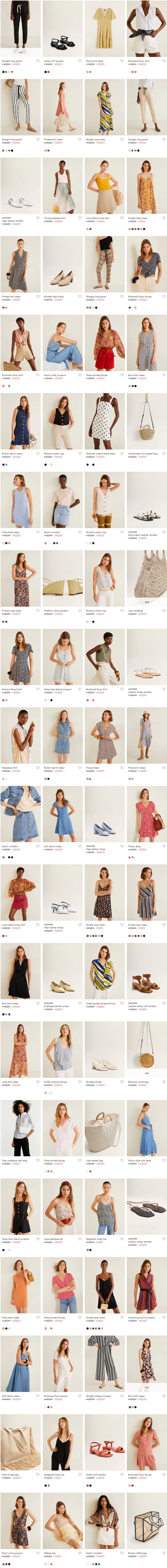 Women's Fashion Sale up to 55% OFF at Mango