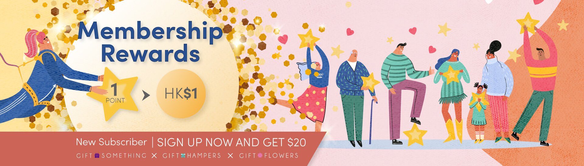 Gift Flowers - Membership reward